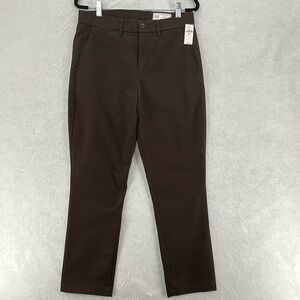 NWT Gap Slim Performance Brown Noir‎ 29/30 Pant
